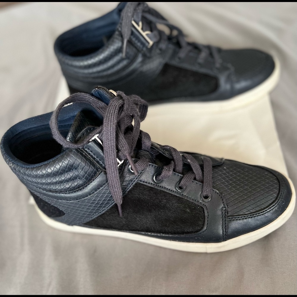 Calvin Klein Black High-Top Sneakers